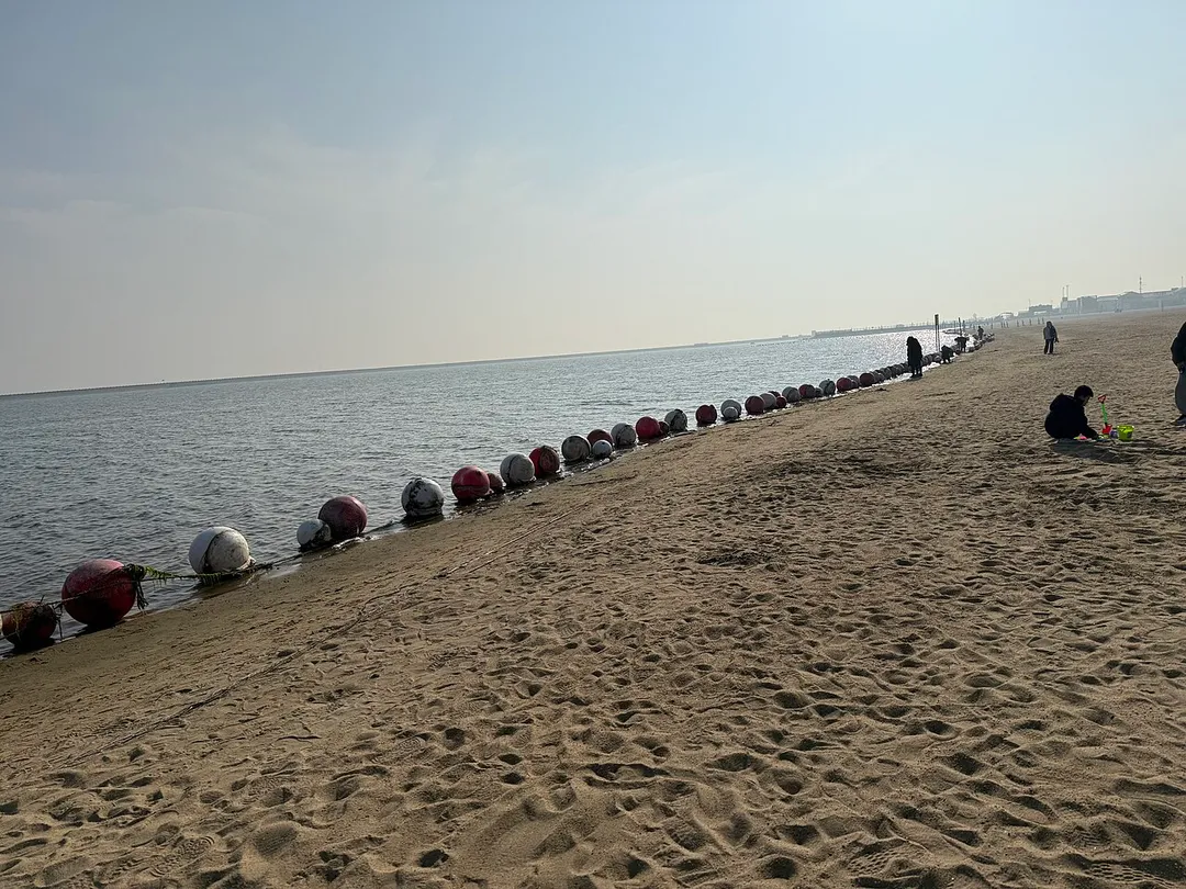 Coast line of Jinshan City Beach