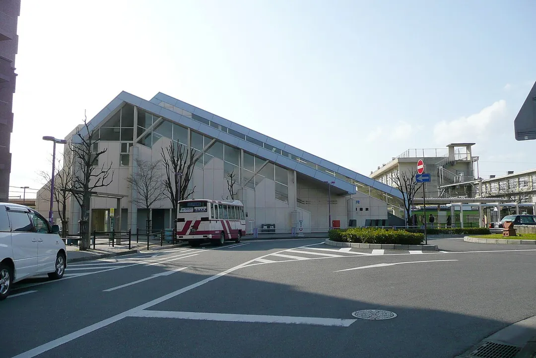 West Japan Railway, Nara Line, Jōyō Station east entrance.