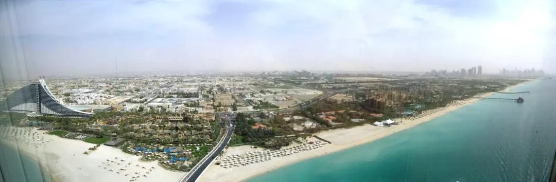 View of Jumeirah from the Burj Al Arab