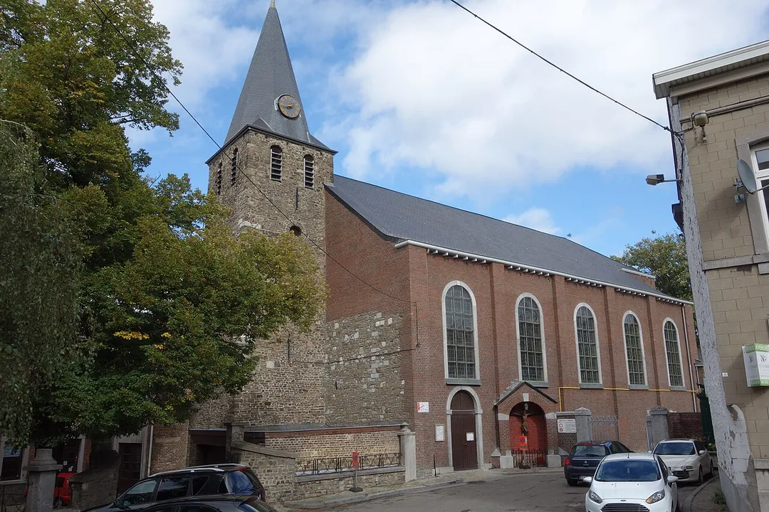 Sint-Amanduskerk in Jupille-sur-Meuse in Luik, op zondag 4 oktober 2020.