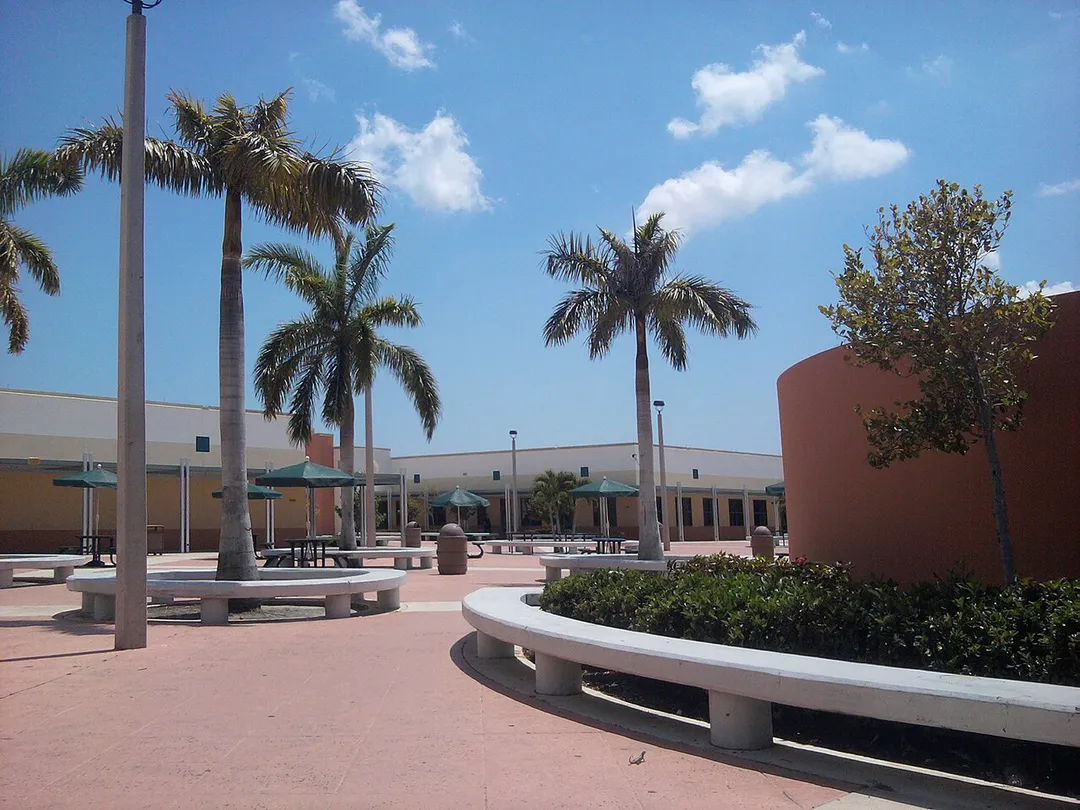 JHS Courtyard, some afternoon, 2012.