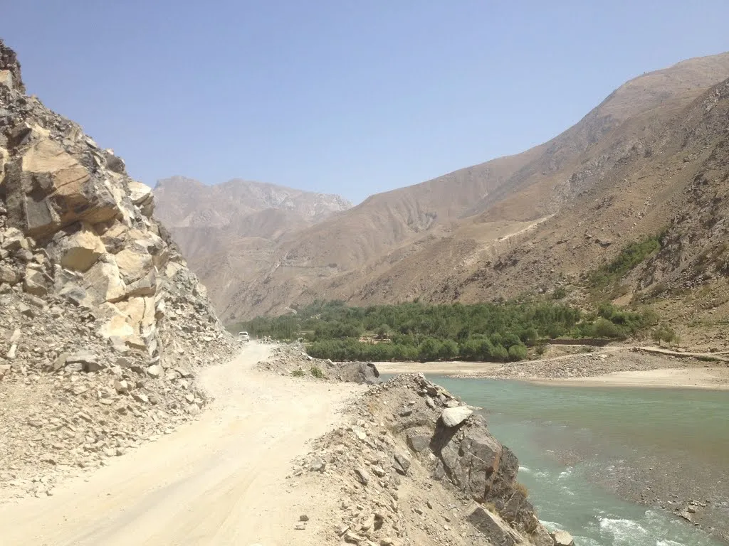 Fayzabad-Baharak Road in Jurm