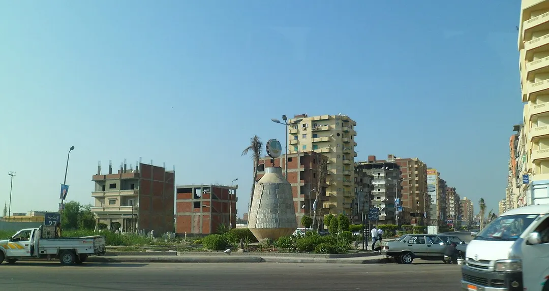 المدخل الغربي لمدينة كفر الدوار، مصر