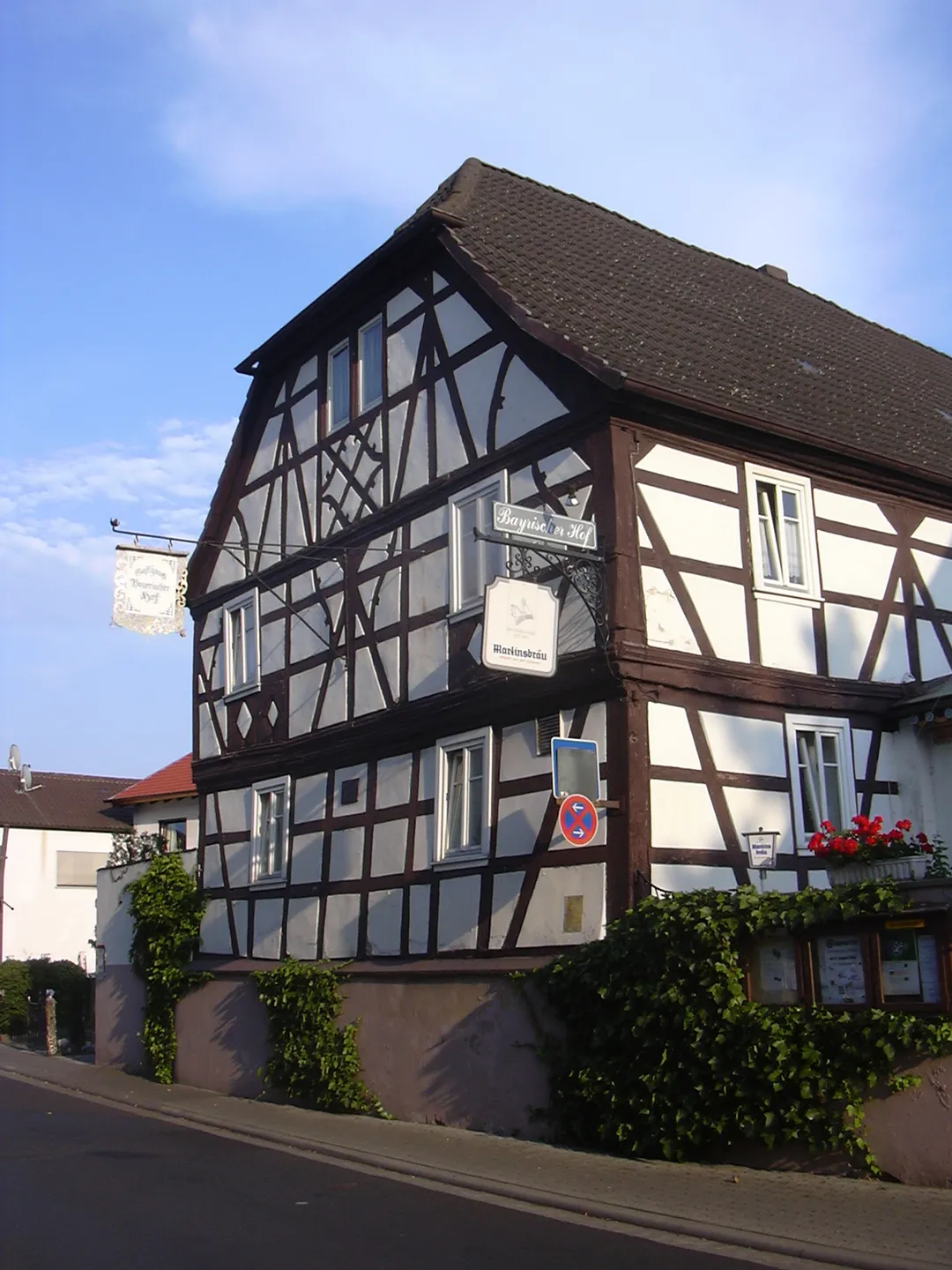 Oldest framework building (17th century) at Kahl, near Aschaffenburg, Bavaria/Germany