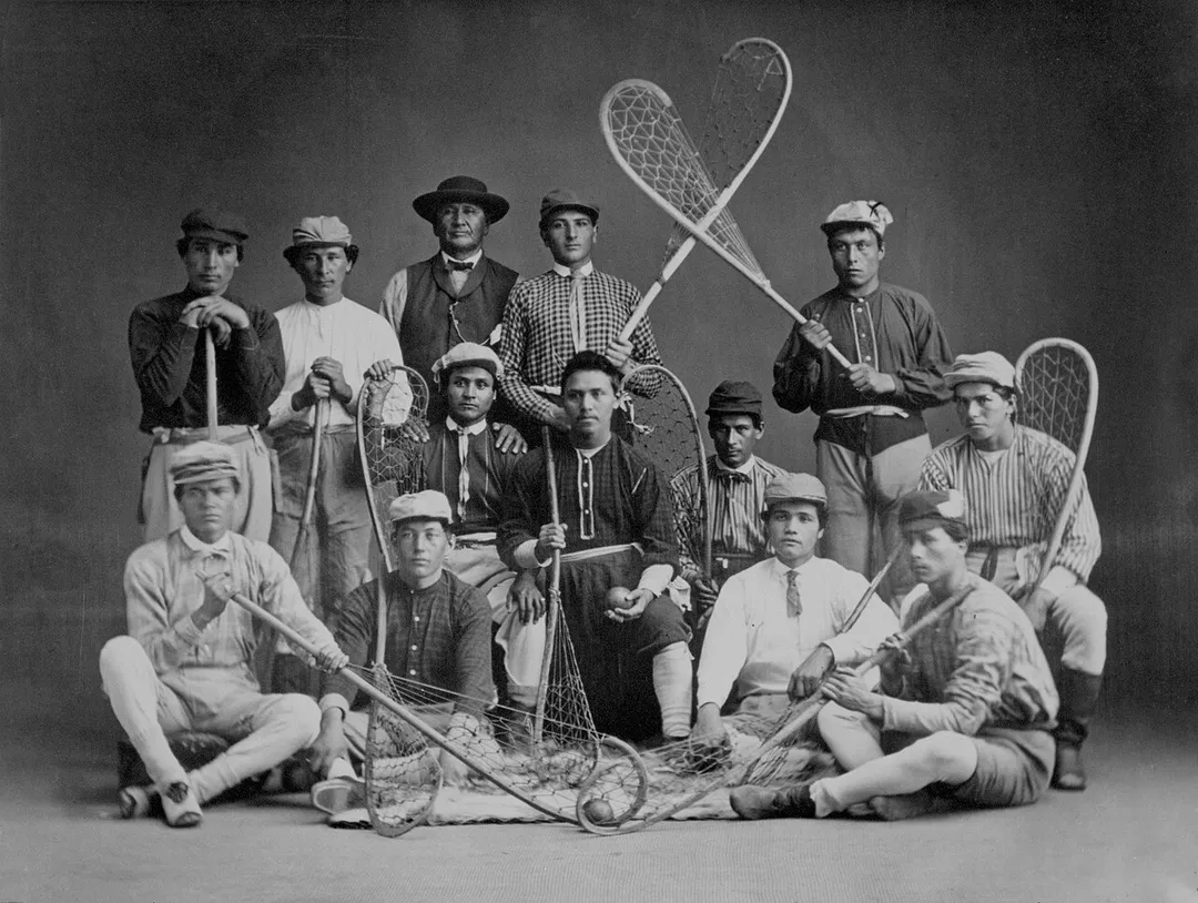 Kahnawà:ke Lacrosse Club, Montreal, QC, 1867