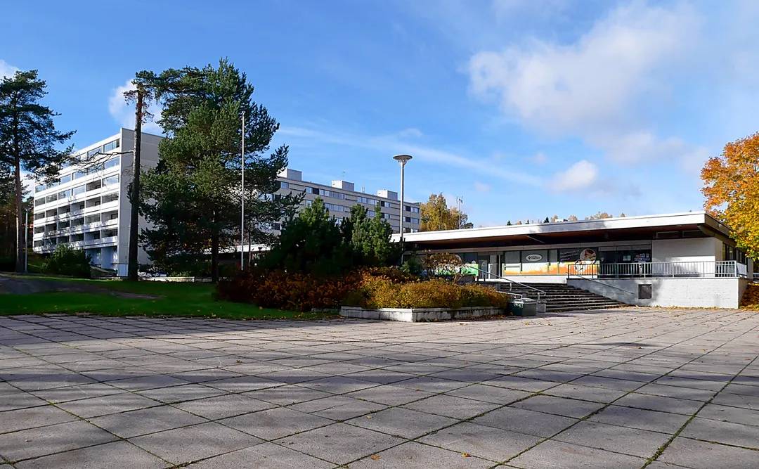 The Center of the residential area Iivisniemi in Kaitaa, Espoo, Finland.