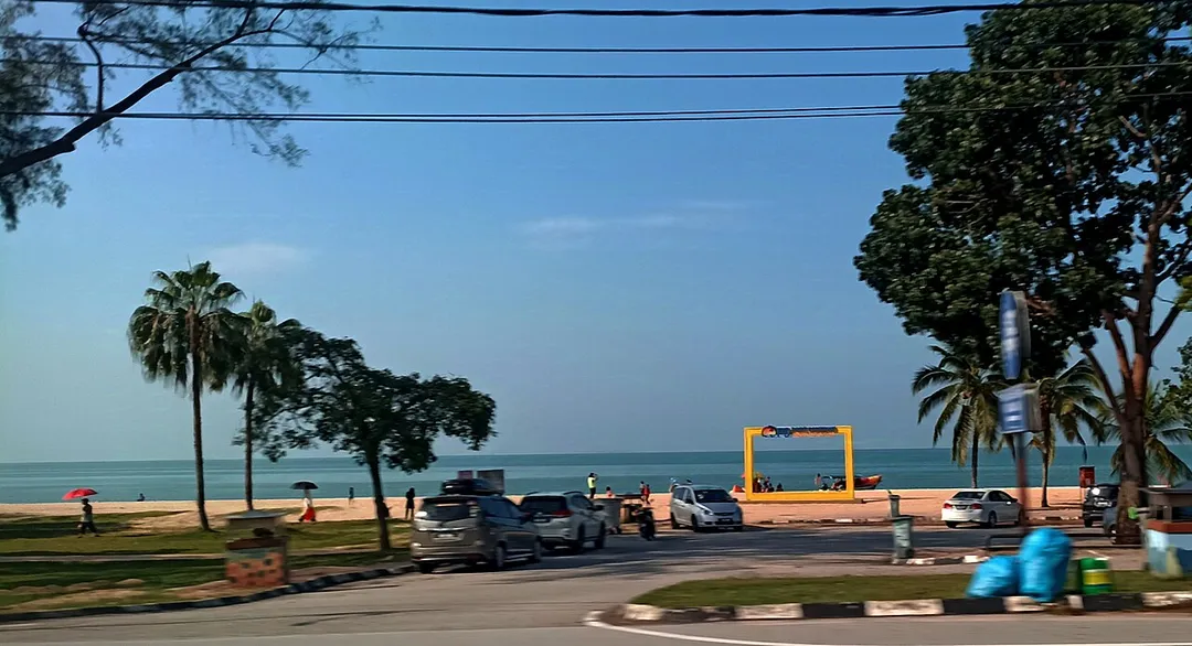 Saujana Beach, one of Port Dickson's popular beaches aside from Teluk Kemang.