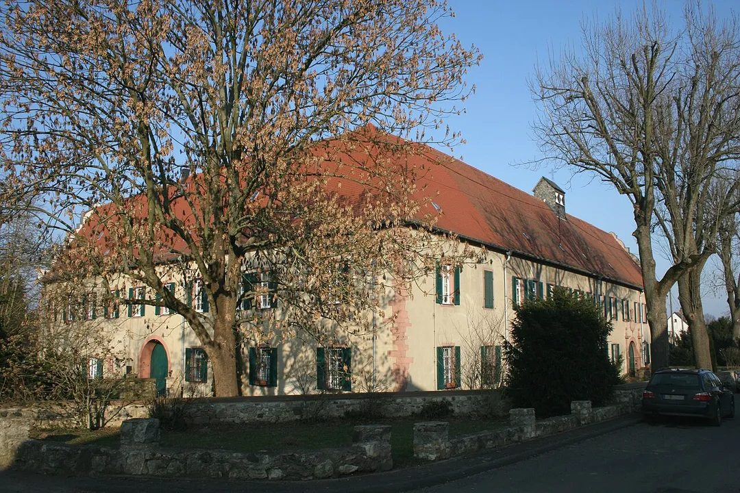 Deutschordensschloss Kloppenheim, Ansicht von Südwesten