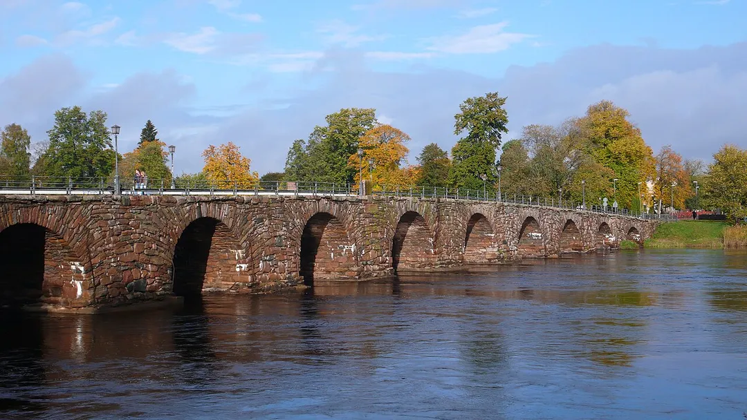 East bridge in Karlstad, Sweden.