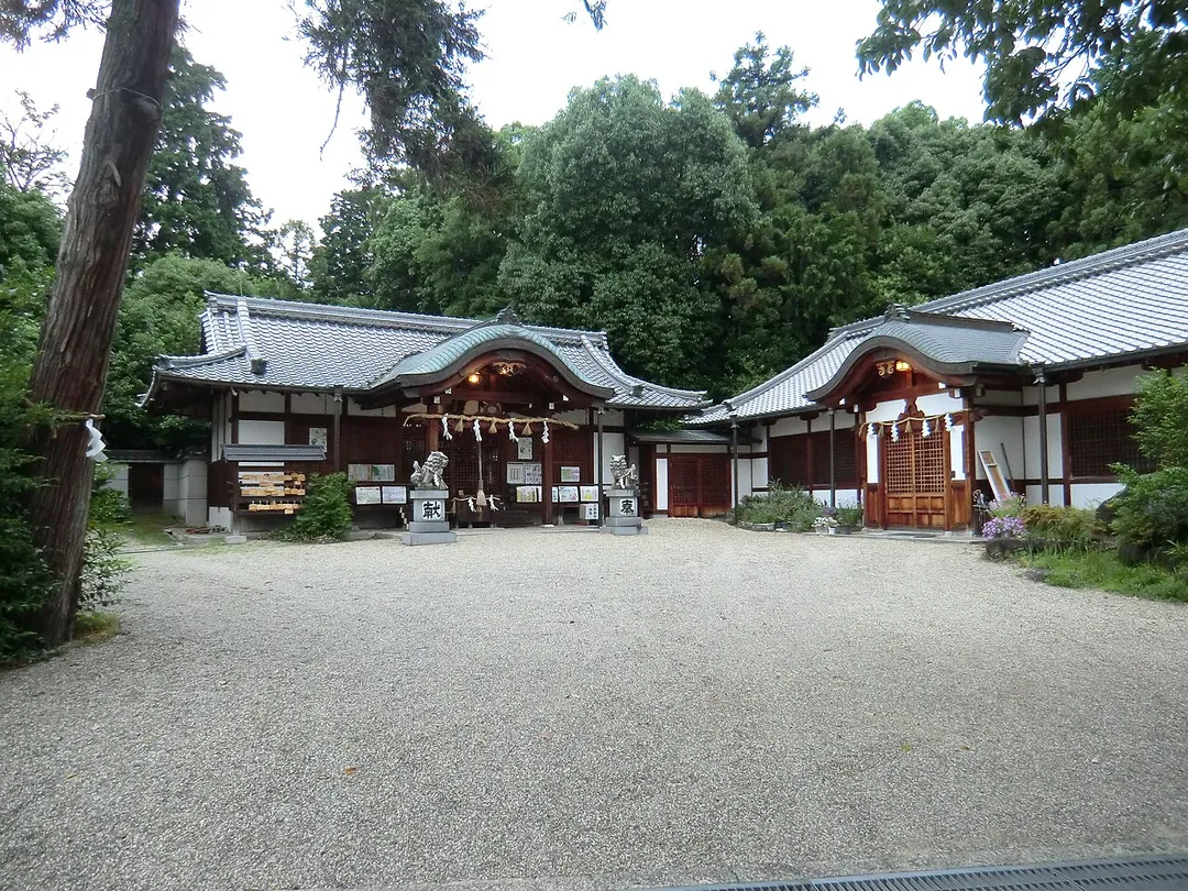 鹿嶋神社 (香芝市) 、2018年6月。