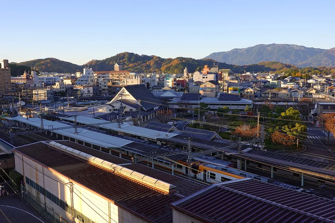 Kashiharajingū-mae Station in Kashihara, Nara prefecture, Japan