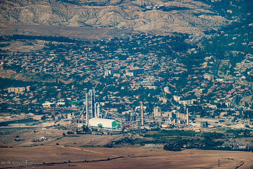 ქალაქი კასპი, ხედი ქსილისის მთიდან
