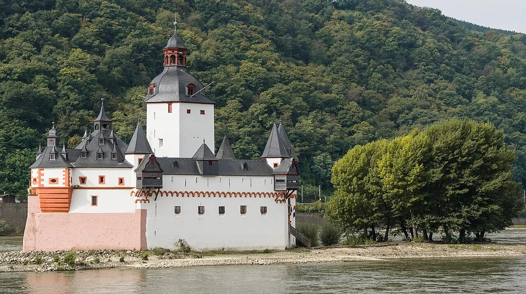 Castle Pfalzgrafenstein a View from Kaub