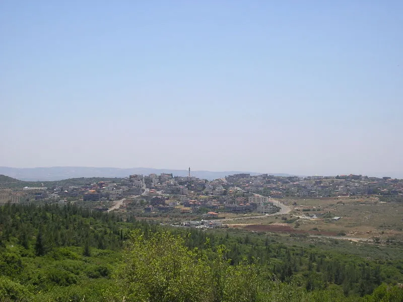 כאוכב אבו אל היג'א. מבט משכניה. צולם על ידי