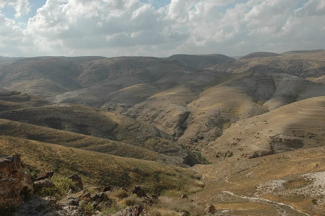 View of Wadi Qelt from Kfar Adumim, West Bank