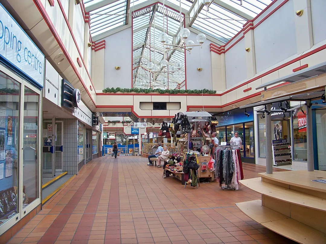 The inside of the Airedale Centre in Keighley, West Yorkshire, taken on the evening of Saturday 22nd August 2009.