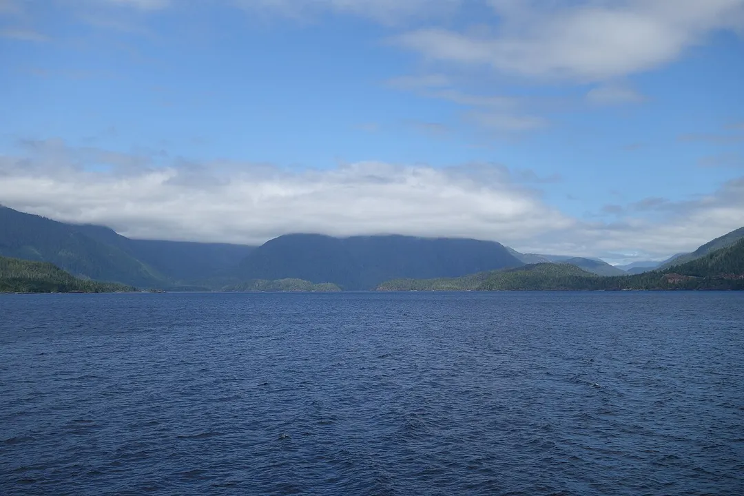 The Kennedy Lake on Vancouver Island