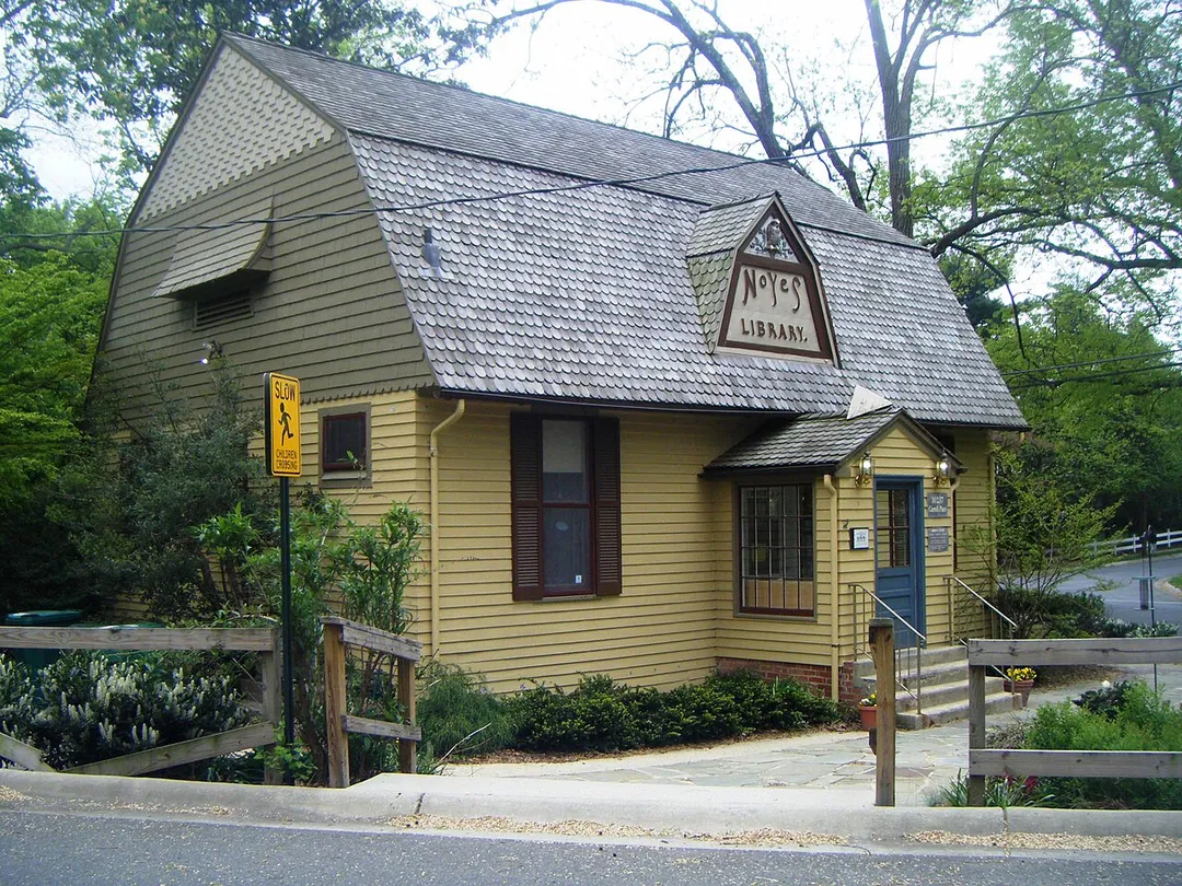 The Noyes Library, located in Kensington, Maryland, is Montgomery County's oldest library.