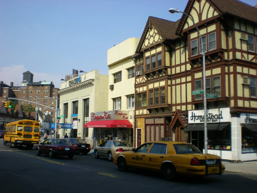 Lefferts Blvd. in the Kew Gardens section of Queens, New York