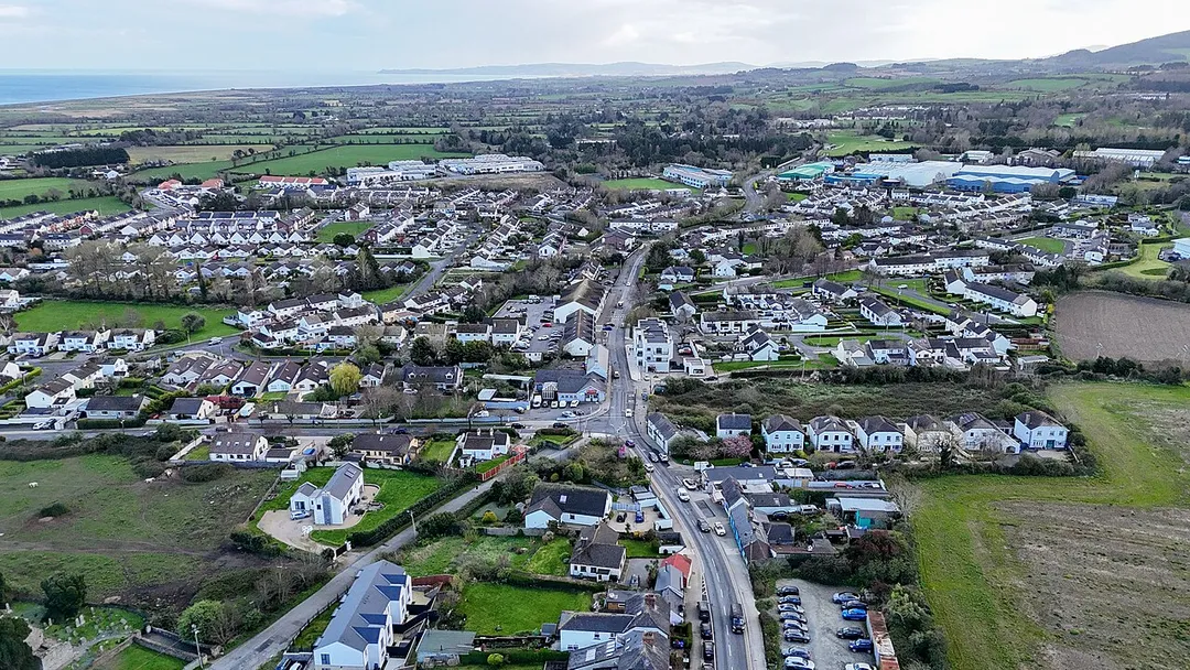Kilcoole aerial photo