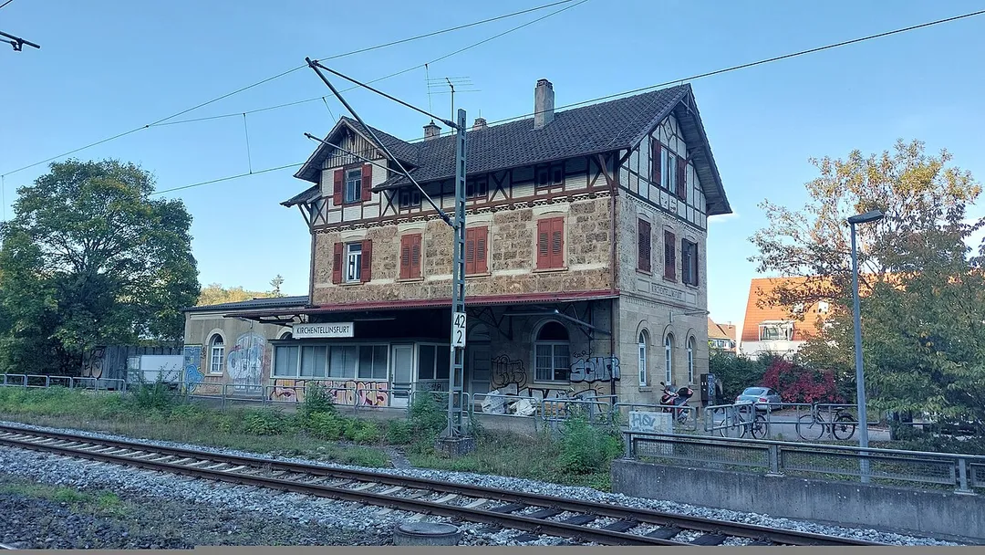 Ansicht von Gleis 2