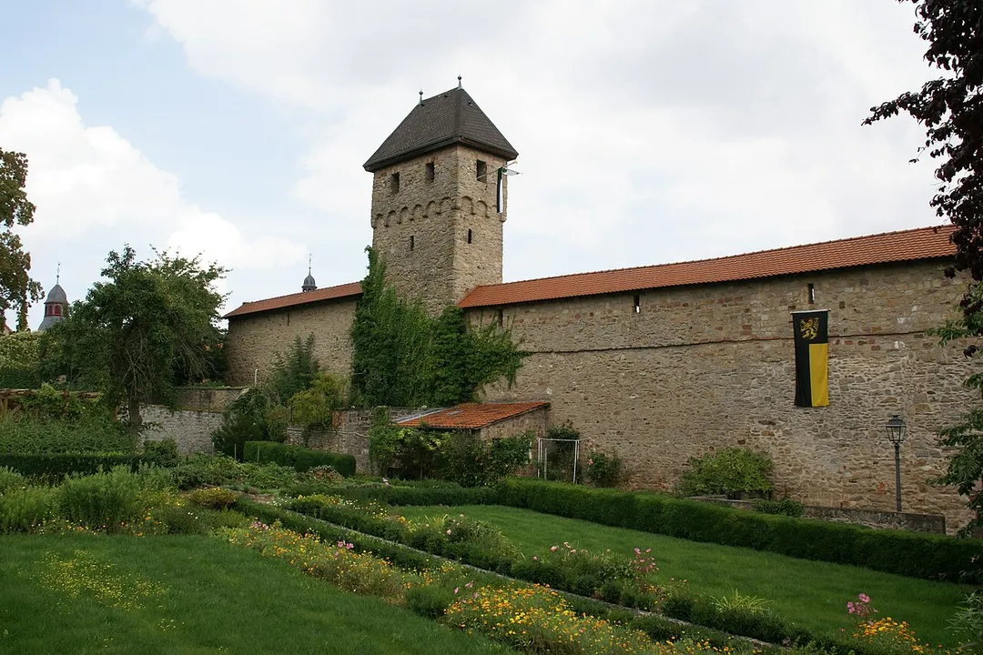 Grey Tower and defense wall at Kirchheimbolanden, Germany