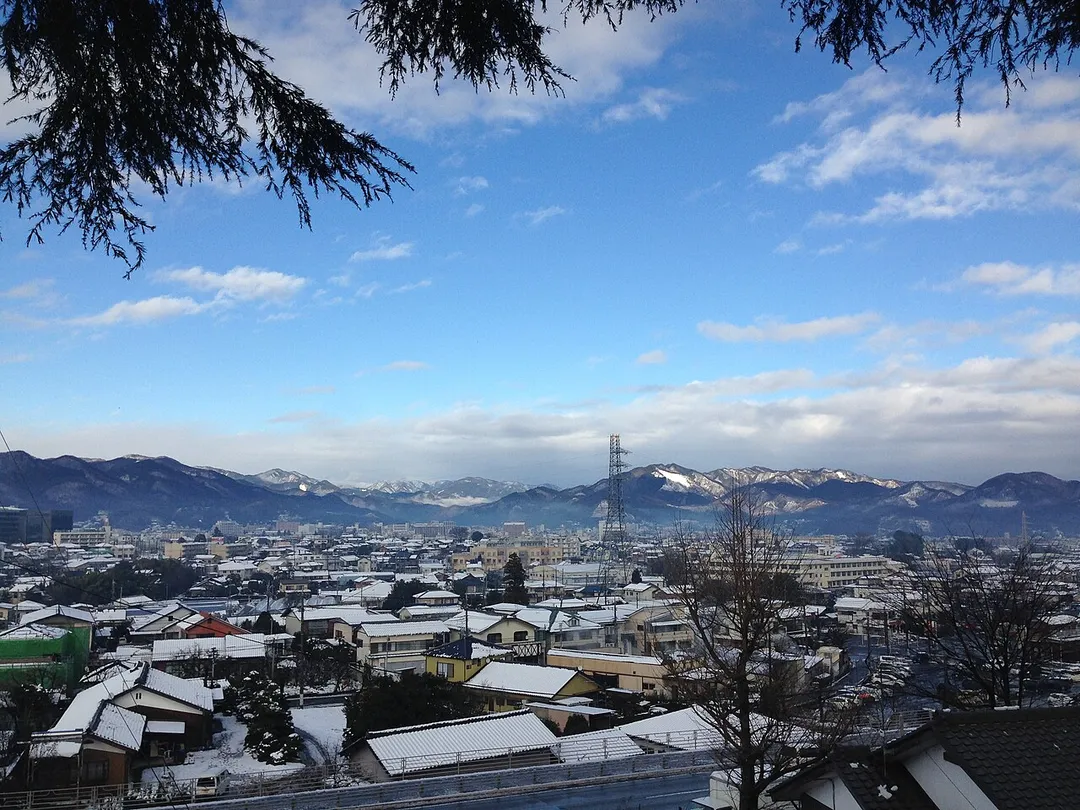 View of Kiryu from the south looking north