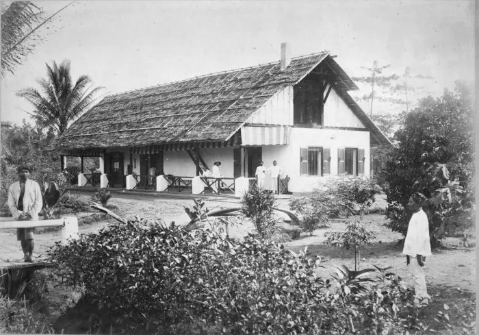 Foto. Hoofdkantoor N.A.T.M te Kisaran Hoofdkantoor vand e NATM te Kisaran, Sumatera