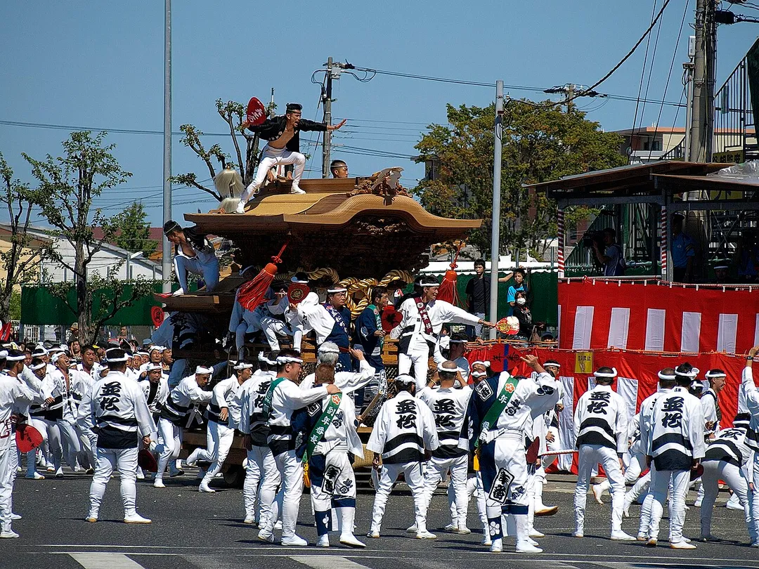 Kishiwada Danjiri Matsuri in Osaka prefecture, Japan.