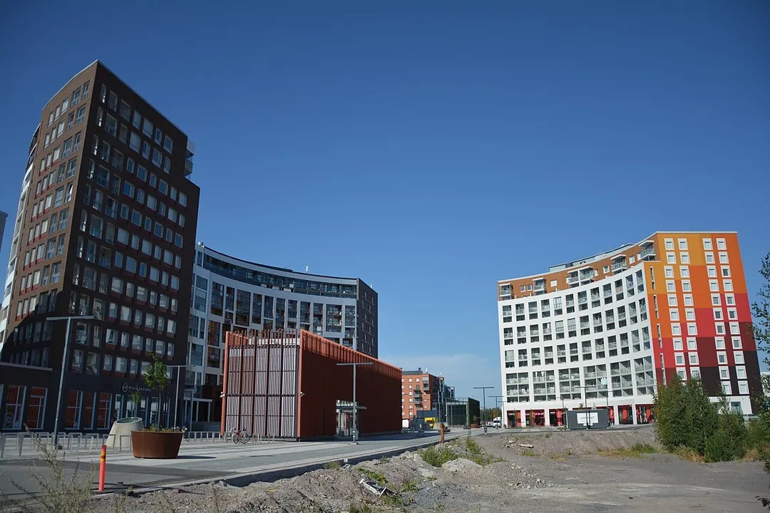 Architecture in the Kivistö district of Vantaa, Finland.