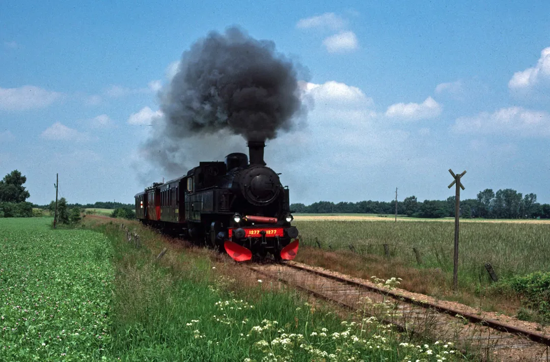 Steam loco ex-SJ Sa 1277 at heritage railway Klippan-Ljungbyhed