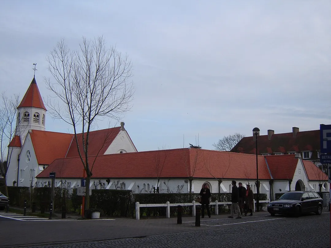 Dominicanenkerk (Dominican church) in Knokke (Zoutekerkje). Knokke, Knokke-Heist, West Flanders, Belgium