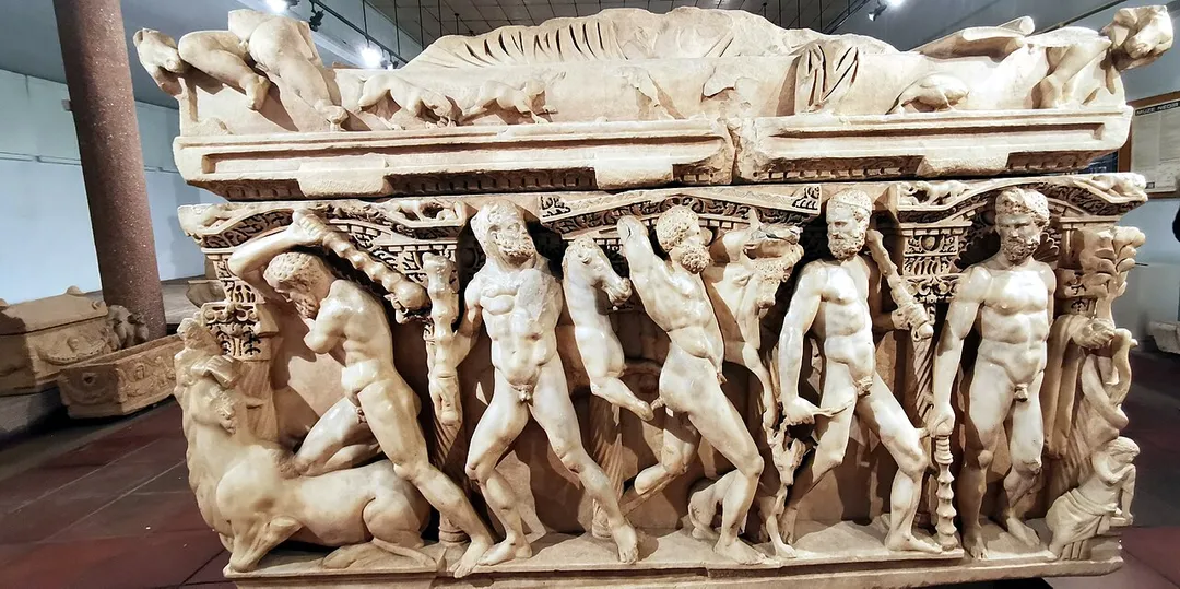Exhibits: sarcophagi and other antiquities from the ancient city of Çatalhöyük.
Artifacts consist of ceramic ware, stone and bronze wares, ornaments and inscriptions.