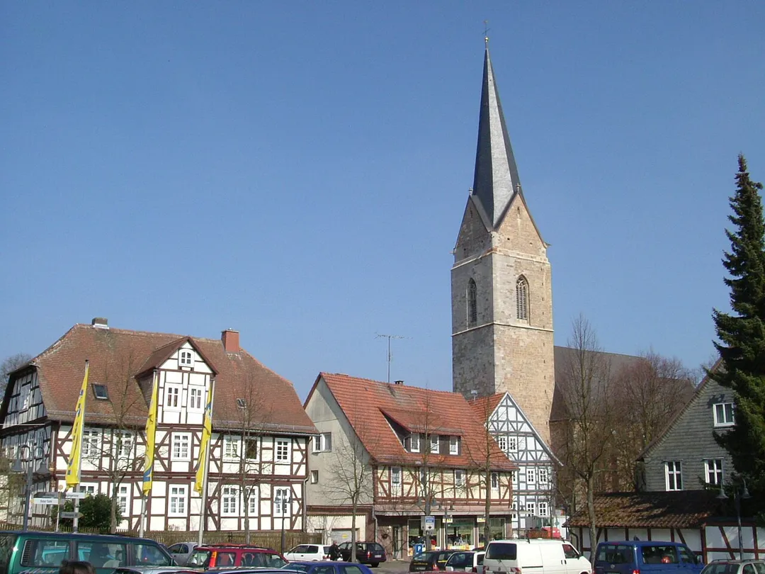 Korbach, Germany. St. Nikolai church.