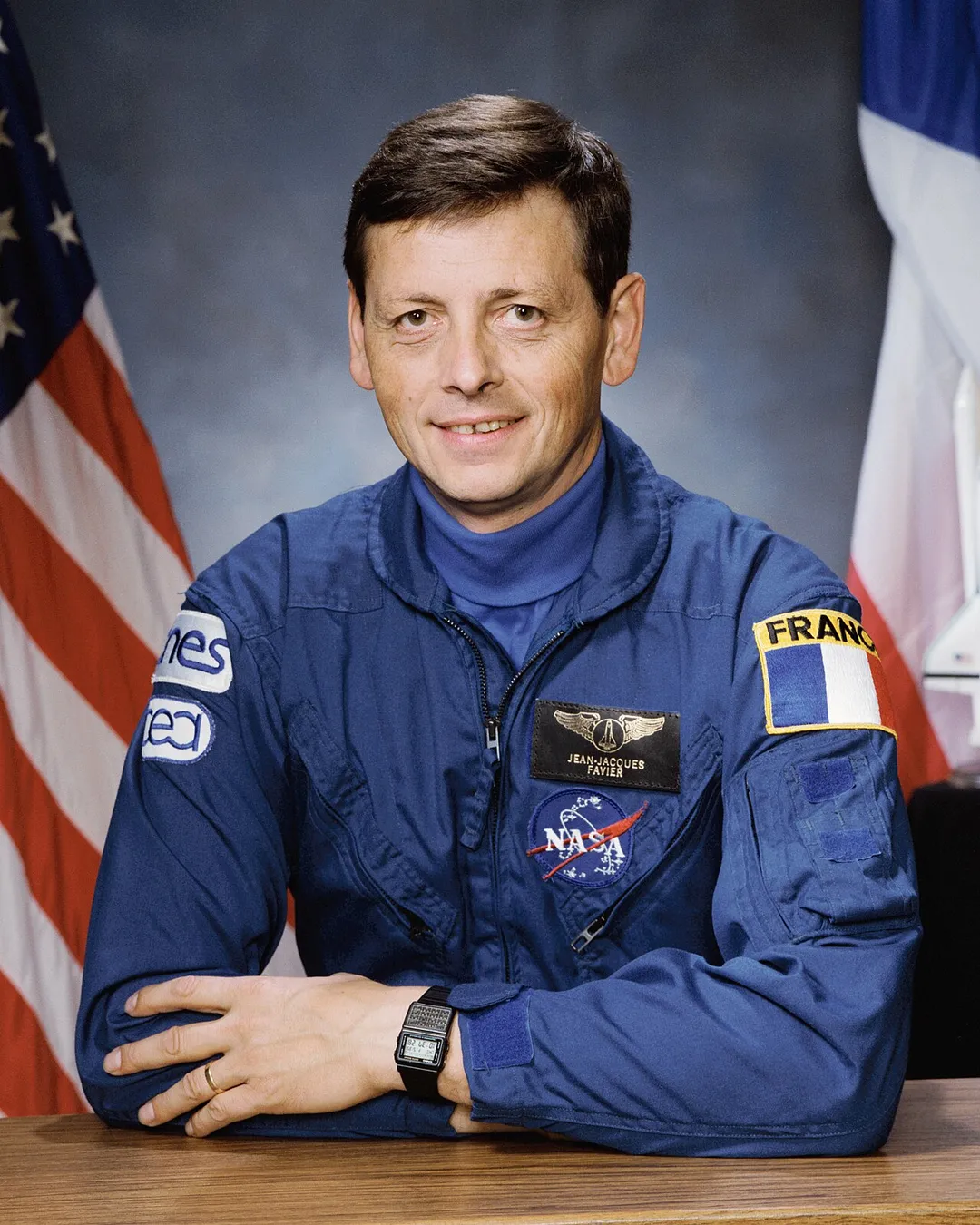 Portrait astronaut Jean-Jacques Favier