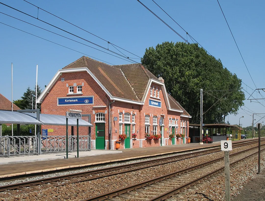 Kortemark (Belgium): train station
