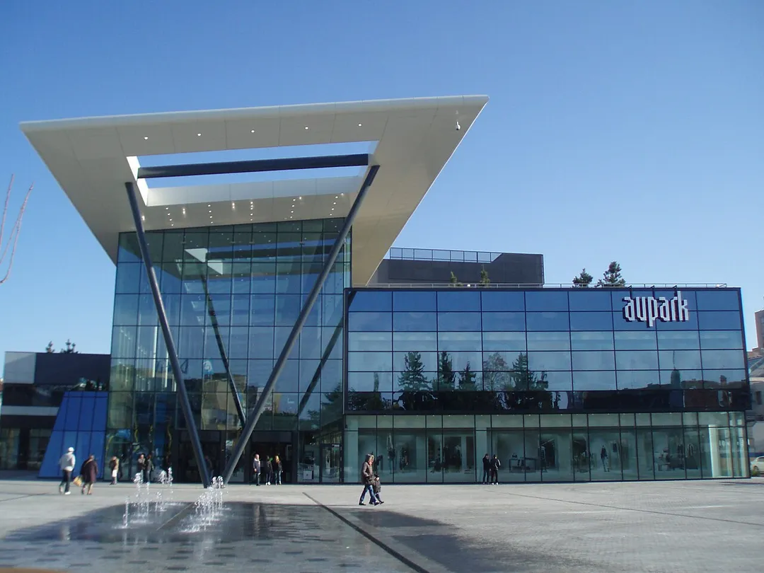 Shopping Center Aupark at Liberators Square in Košice, Slovakia