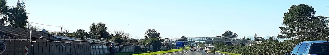An image of the N1 freeway in Kraaifontein near Cape Town