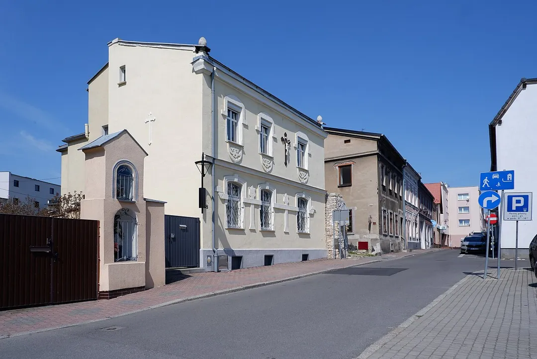 Sądowa Street in Krapkowice, Poland