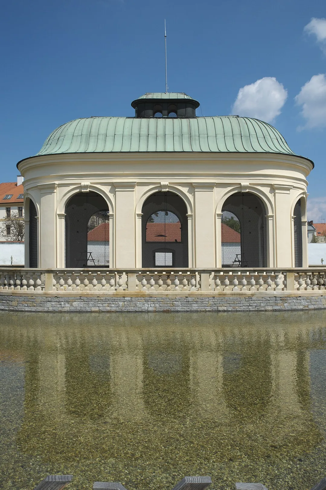 Blumengarten Kroměříž in Kroměříž in der Region Zlin in Tschechien, Vogelhaus