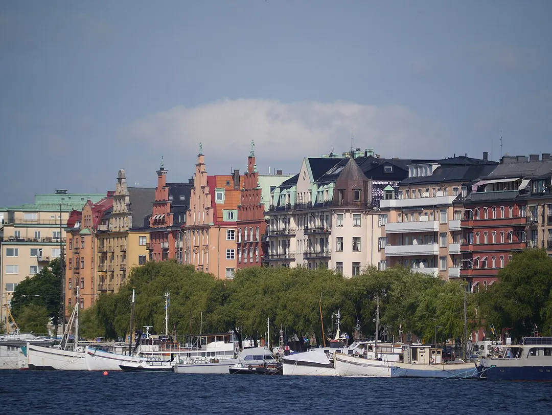 View to the Island of Kungsholmen, Stockholm, Stockholm Province, Southeatern Sweden