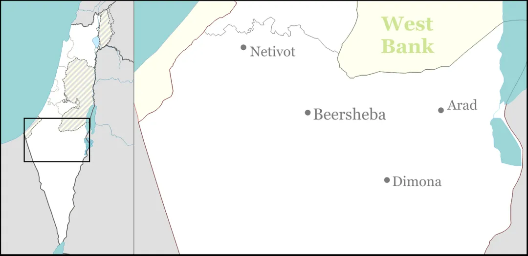 Large part of the Negev Desert for Israeli location maps.