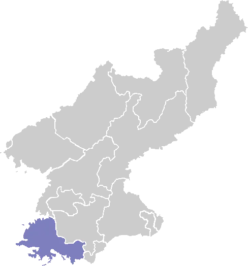 Area map of South Hwanghae province