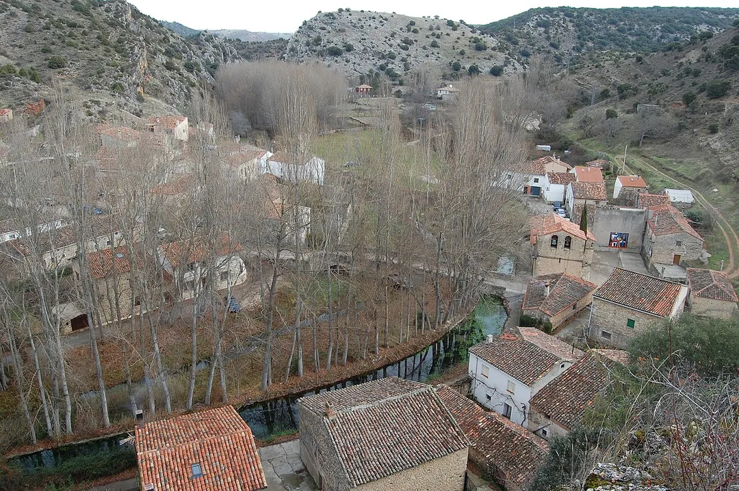 View of La Cabrera, Guadalajara, Spain.