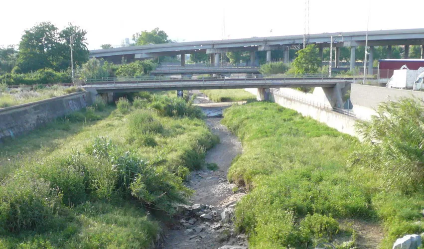 Riera Seca in la Llagosta (Vallès Oriental, Catalonia).
