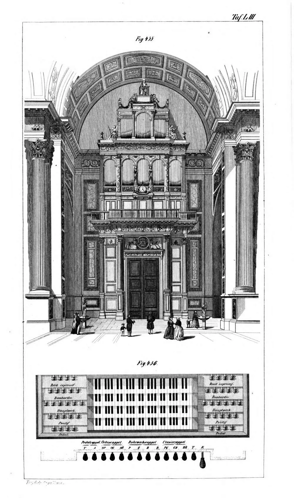 Tafel aus Johann Gottlob Töpfer: Atlas zum Lehrbuch der Orgelbaukunst, Weimar 1855Tafel

53