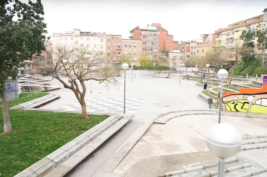 Una imatge de la Plaça Àngel Pestanya