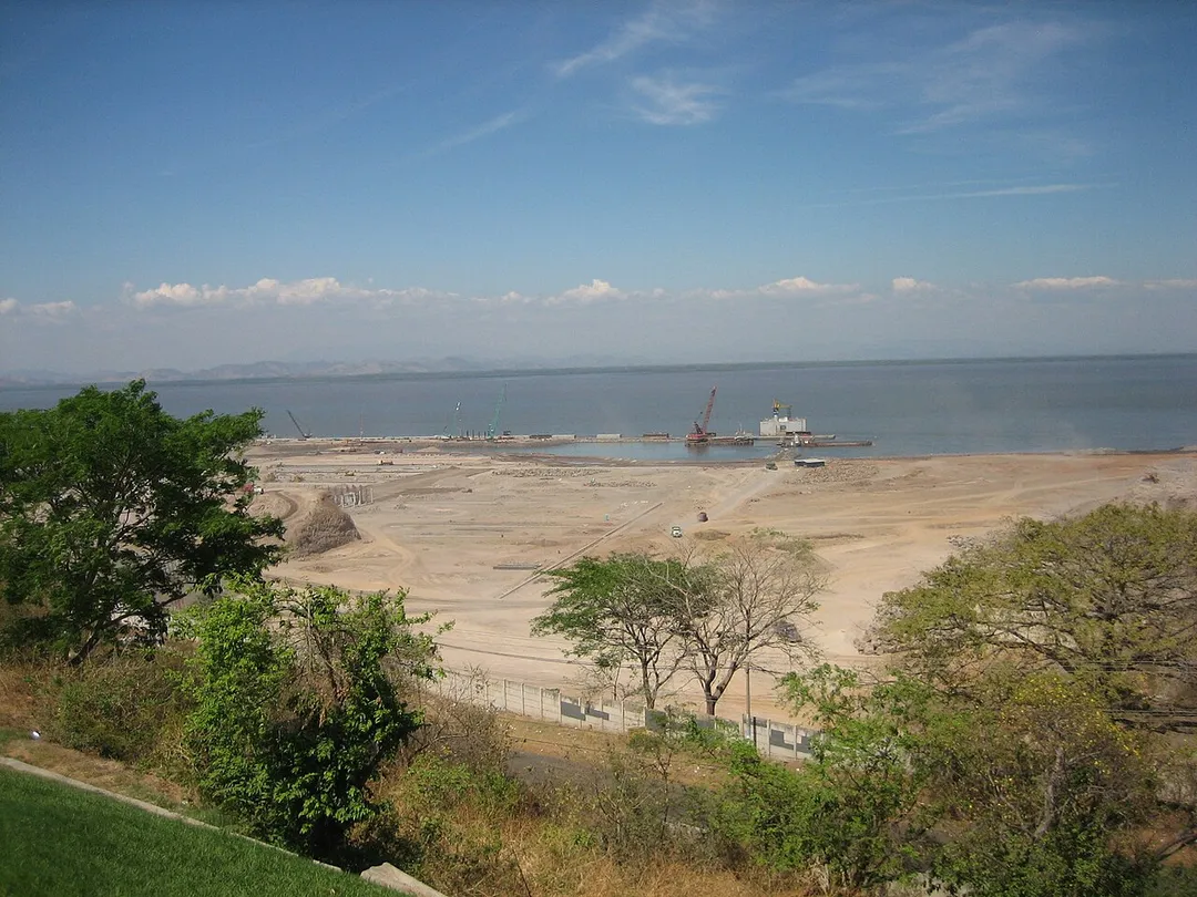 The new port under construction in the Port of La Union. Taken on my recent visit to the area.
