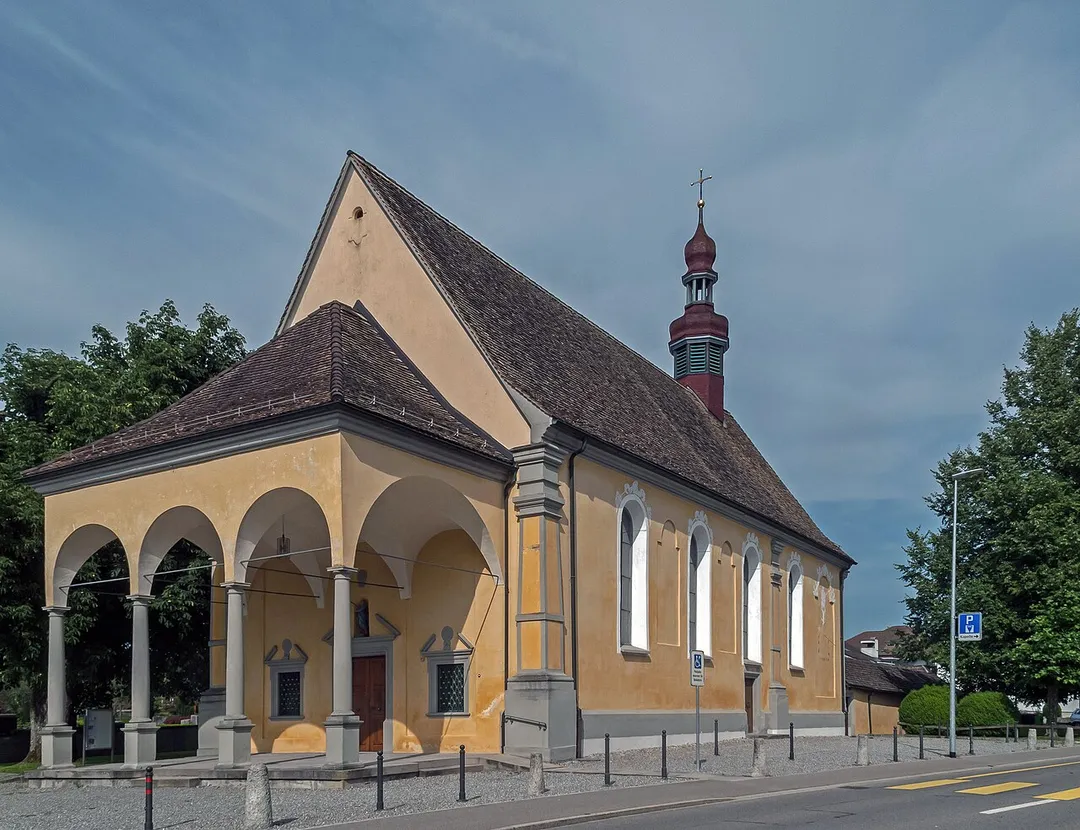 Lachen, church
