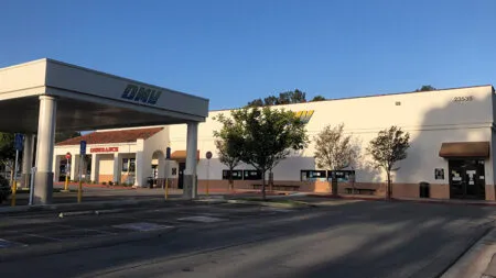 The DMV field office in Laguna Hills, California.